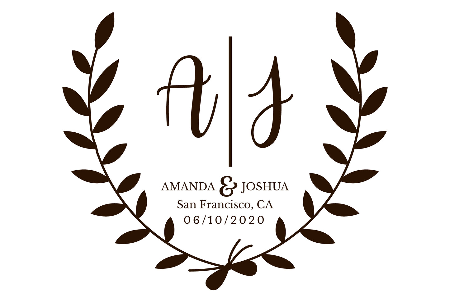 Elegant Wedding Monograms