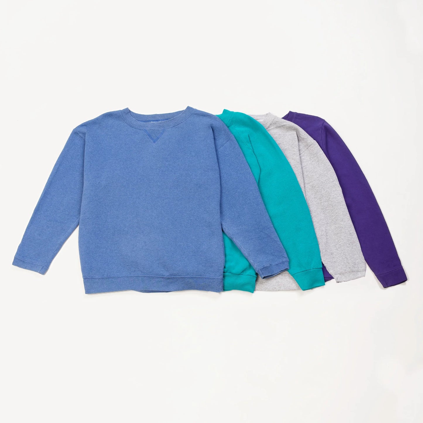 Preloved Solid Crewneck Sweatshirts | Set of 4