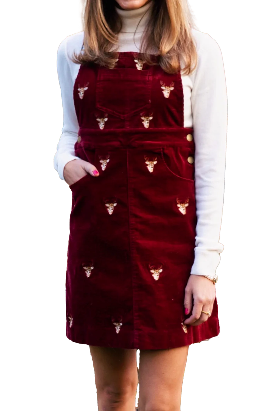 Rustic Stag Jumper Dress