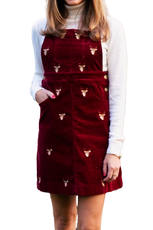 Rustic Stag Jumper Dress