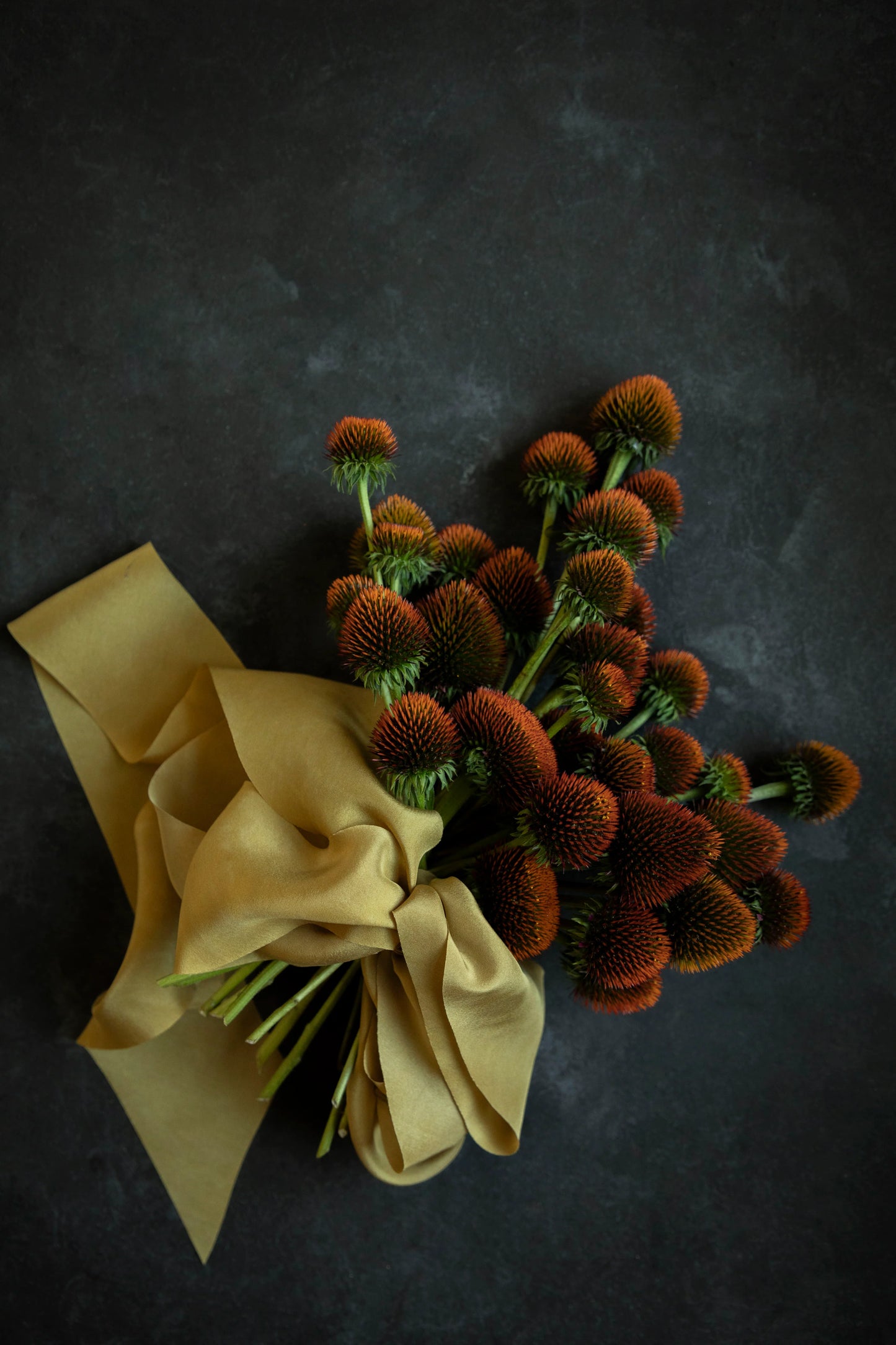 Guilded Gold Silk Ribbon Wreath